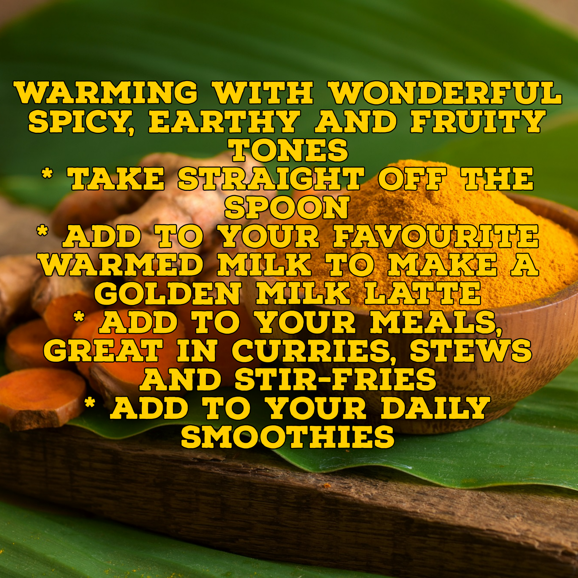 Turmeric Golden Paste best supplement add to smoothies curries stir-fries golden milk